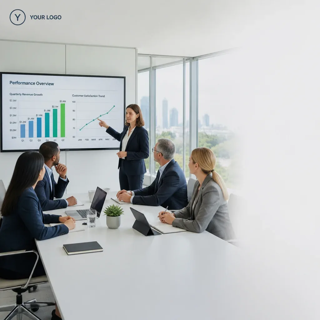 Illustration showing responsible use of client data for executive coaching